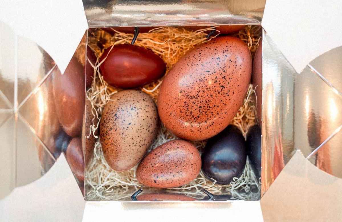 Easter eggs by Cedric Grolet Image by Calvin Courjon